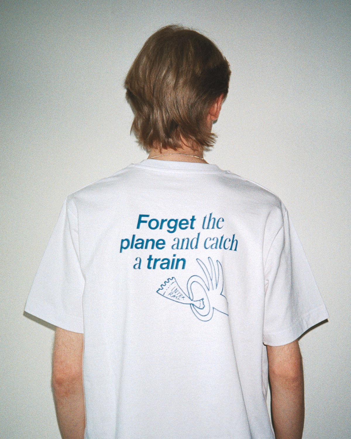 INTERRAIL CATCH A TRAIN T-SHIRT (BLÅ)