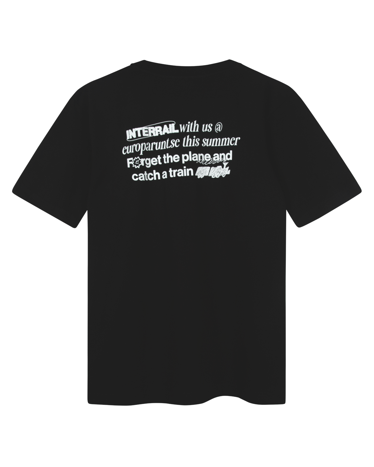 INTERRAIL CATCH A TRAIN T-SHIRT (SVART)
