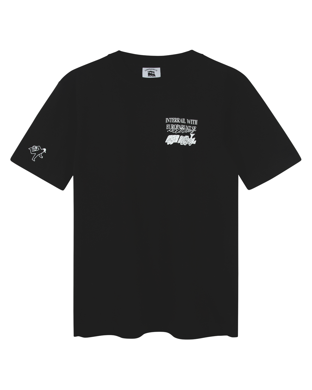 INTERRAIL CATCH A TRAIN T-SHIRT (SVART)