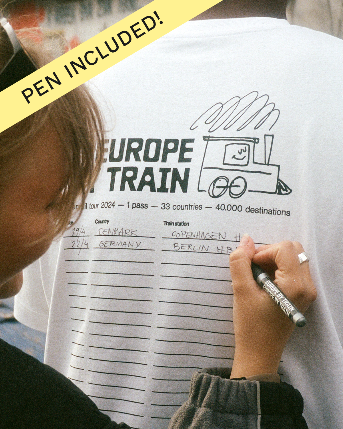 INTERRAIL TOUR T-SHIRT 2024